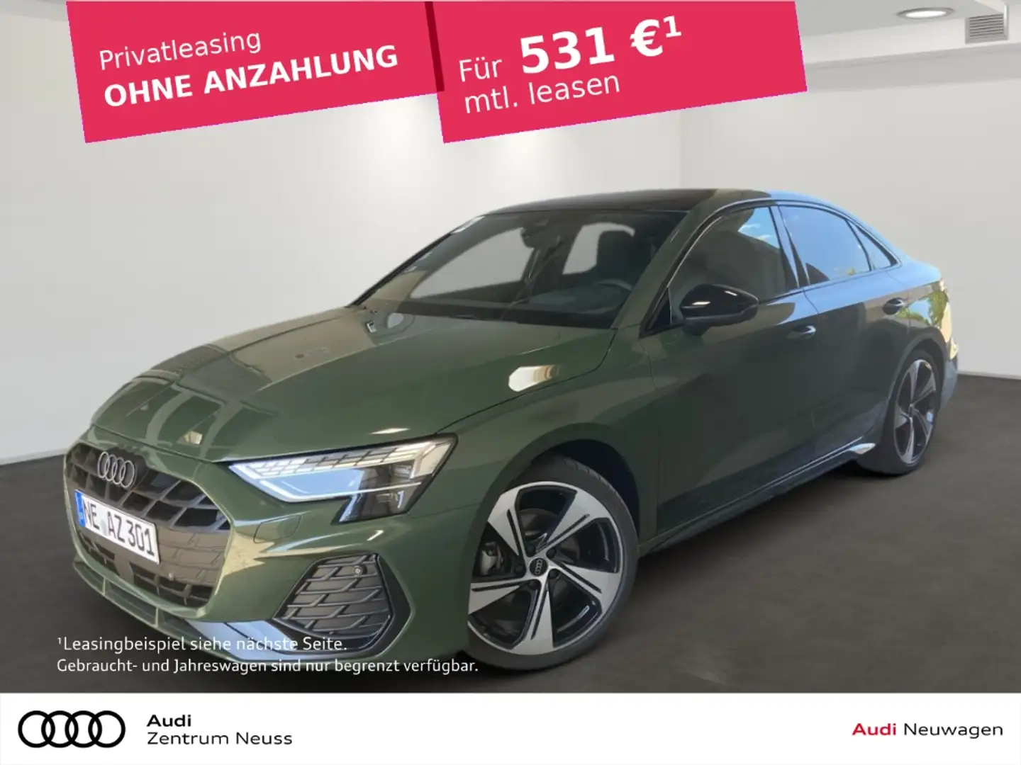 Audi A3 LIMOUSINE 35 TFSI S-TRONIC S LINE Grün - 1
