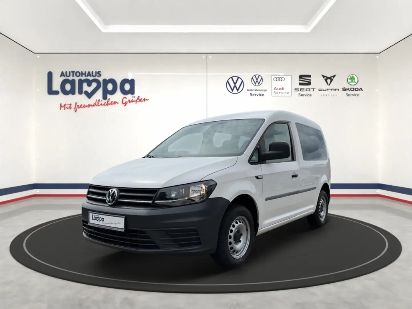 Volkswagen Caddy Kombi EcoProfi 1.0 TSI 5-Gang AHK, Klima Weiß - 1