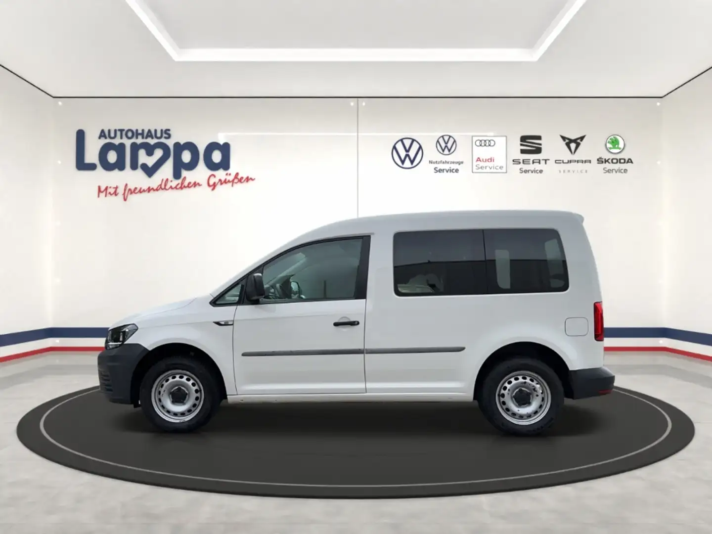 Volkswagen Caddy Kombi EcoProfi 1.0 TSI 5-Gang AHK, Klima Weiß - 2