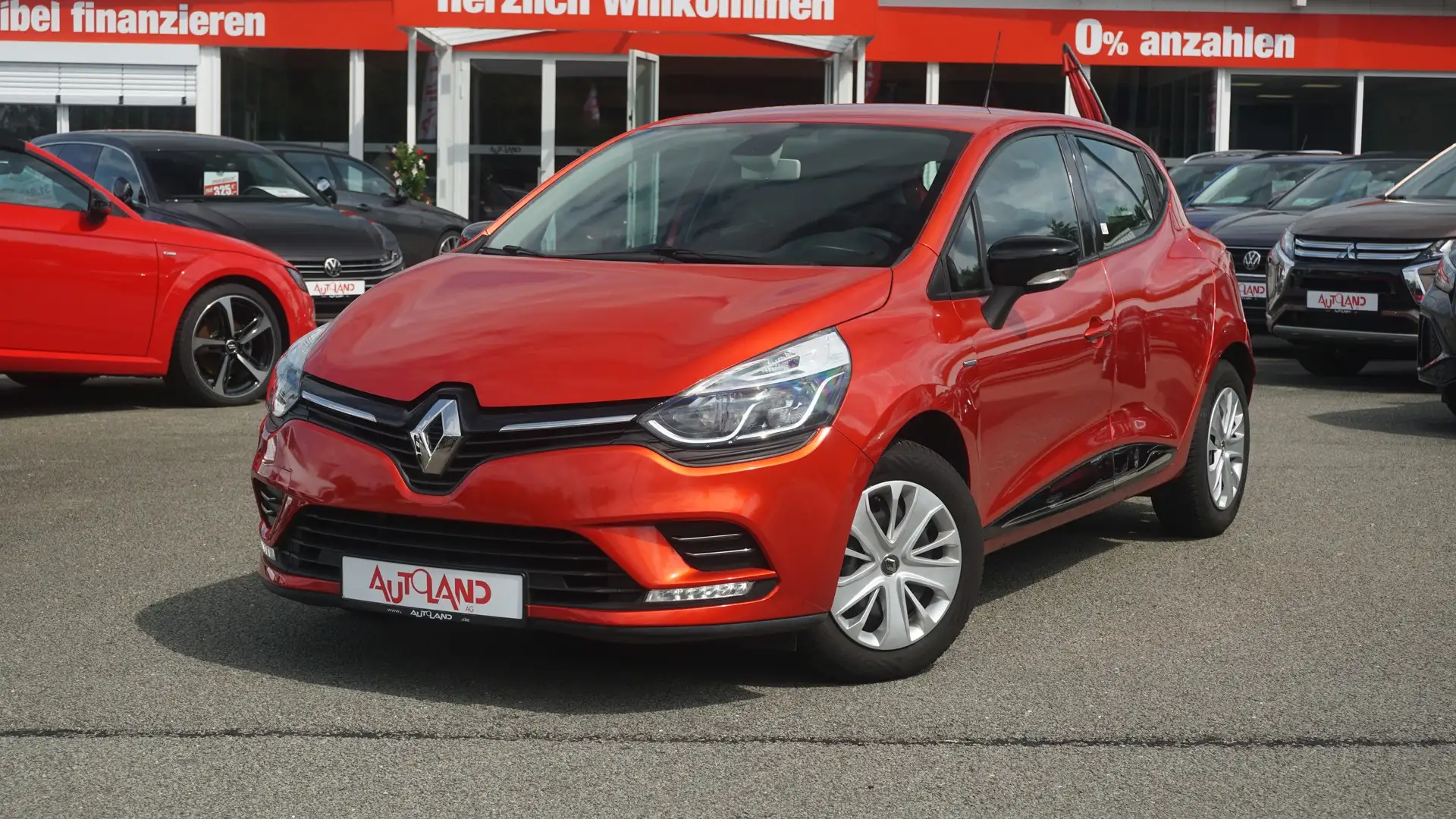 Renault Clio 1.2 Limited Navi Sitzheizung Klimaaut. PDC Rot - 2