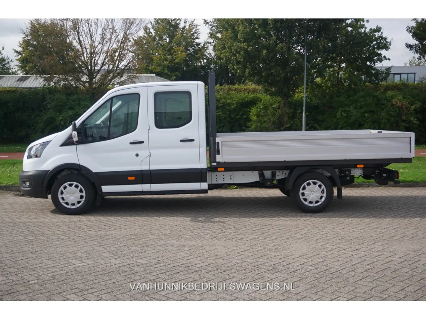 Ford Transit 350L 170PK Doka L4 RWD BPM VRIJ!! Airco, Camera, 2 Wit - 2