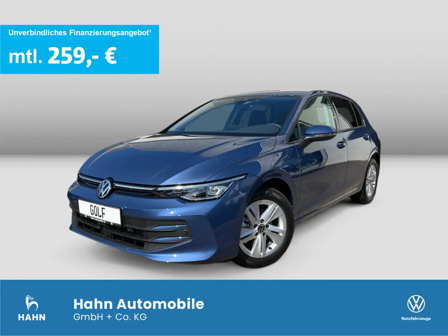 Volkswagen Golf Life 1,5 TSI Navi LED+ Climatronic ACC App Blau - 1