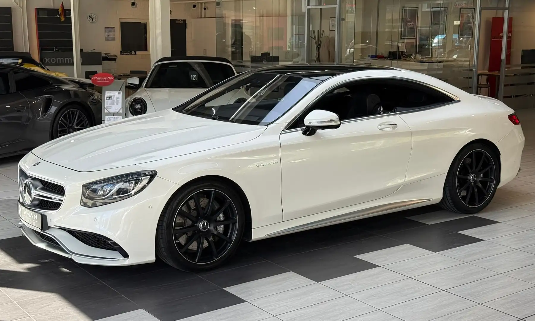 Mercedes-Benz S 63 AMG 4M*MagicSky*HuD*Swarovski*StHzg*TV Weiß - 2