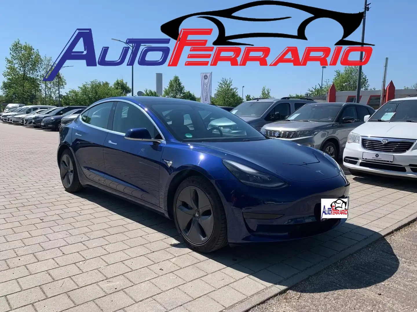 Tesla Model 3 STANDAR RANGE CAMERA 360°GUIDA DI 2° LIVELLO Blu/Azzurro - 1