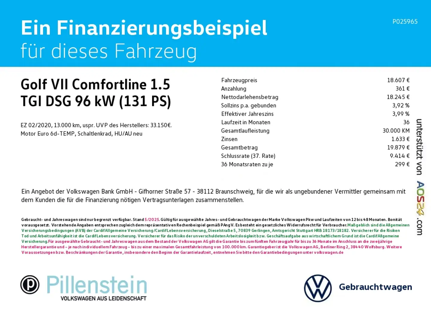 Volkswagen Golf VII Comfortline 1.5 TGI DSG ERDGAS NAVI SITZH. Argent - 2