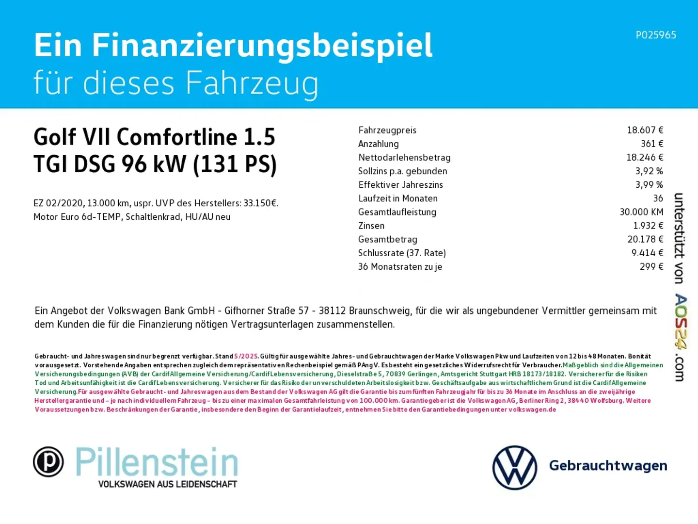 Volkswagen Golf VII Comfortline 1.5 TGI DSG ERDGAS NAVI SITZH. Argent - 2