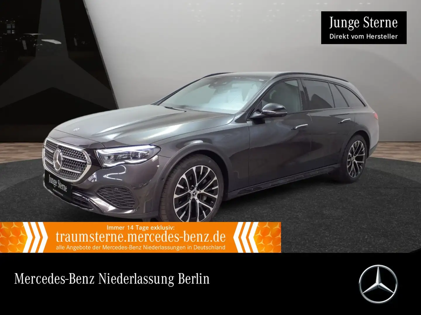 Mercedes-Benz E 450 T 4M Avantgarde Fahrass 360° Stdhzg Distr. Grau - 1