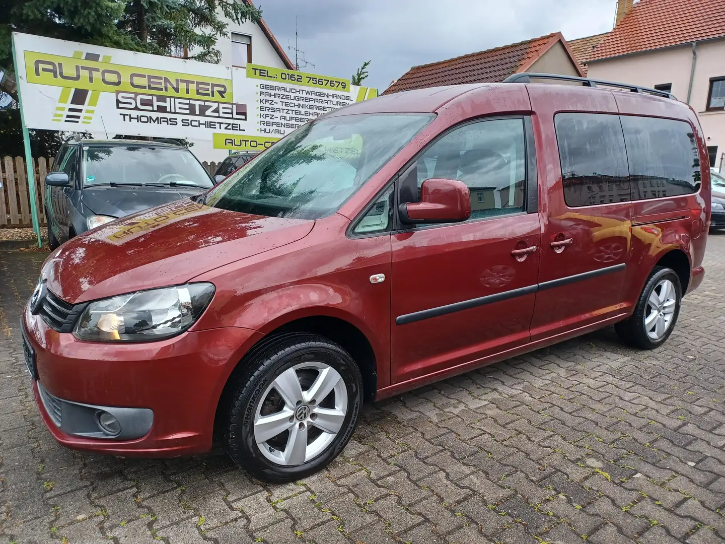 Volkswagen Caddy Maxi 2.0 TDI Edition *Klima*Sitzheizg*Insp+HU NEU Rot - 1