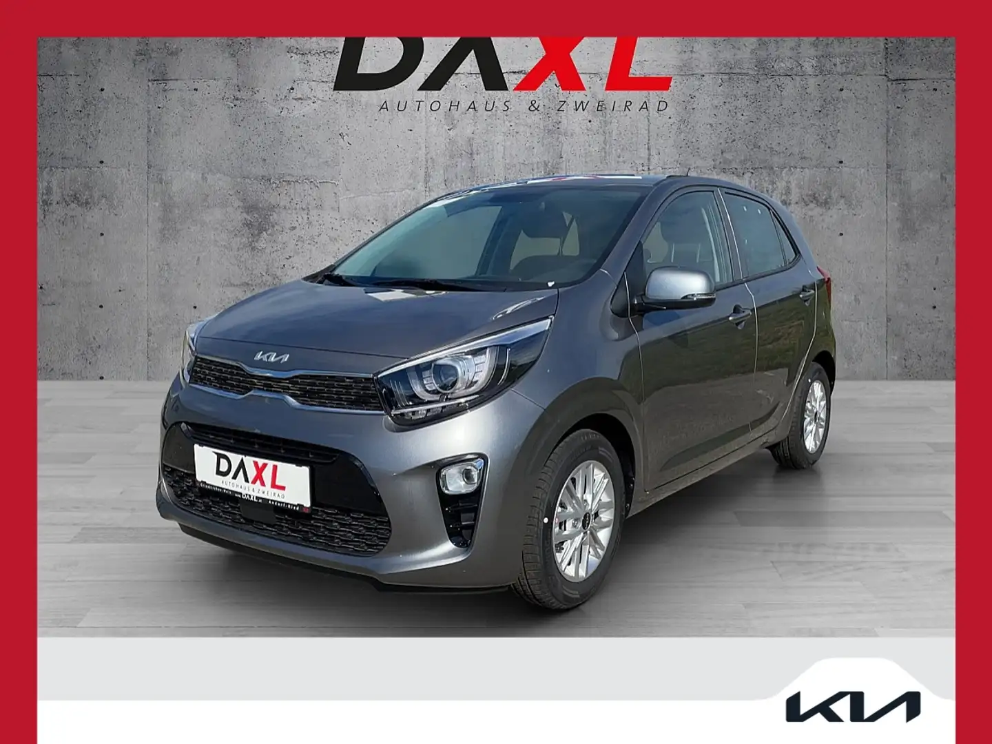 Kia Picanto 1,2 DPI ISG Silber *1. Besitz* Grau - 1