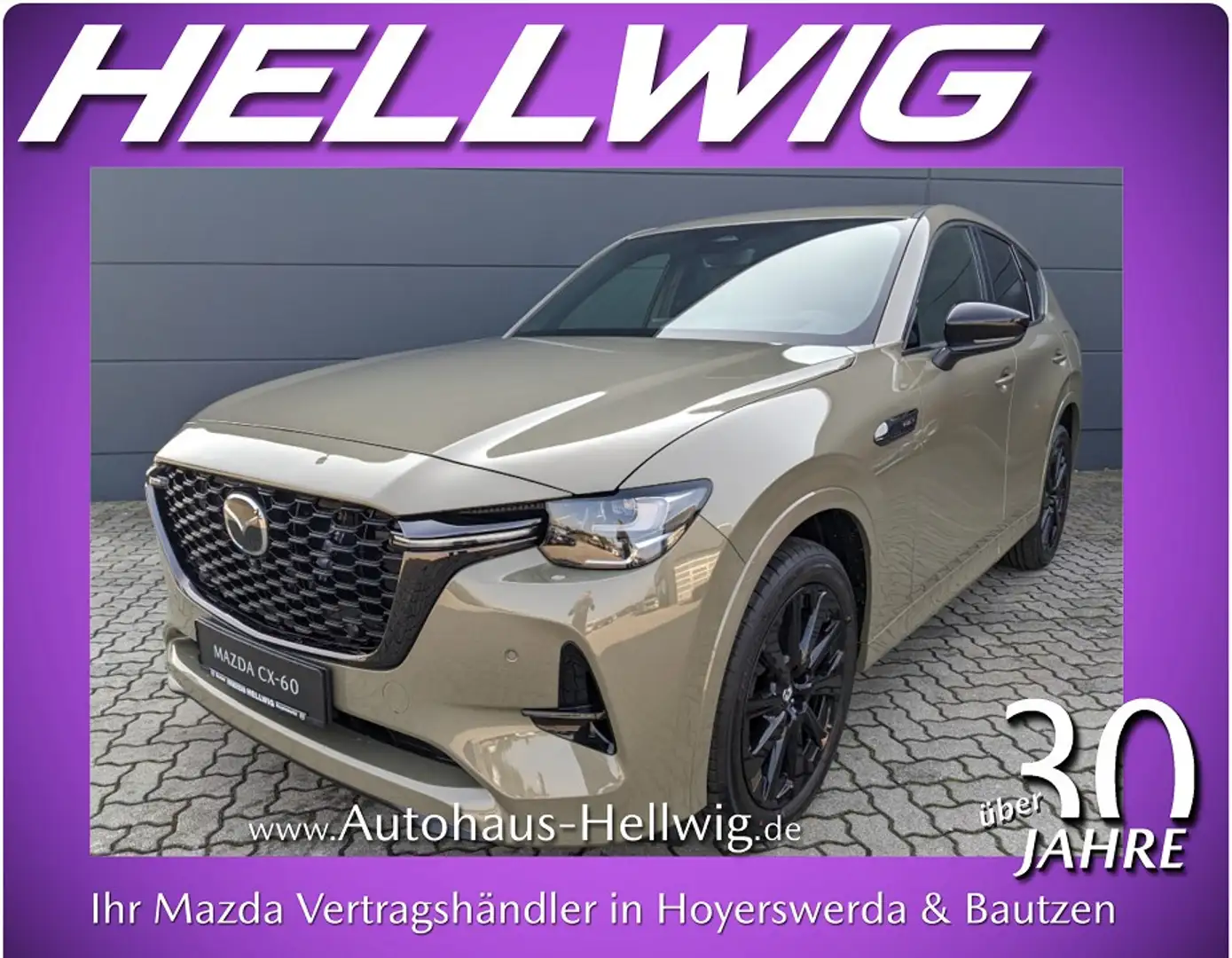 Mazda CX-60 2.5l PHEV AWD Homura 2025 Convenience & Sound-Pake Grün - 1