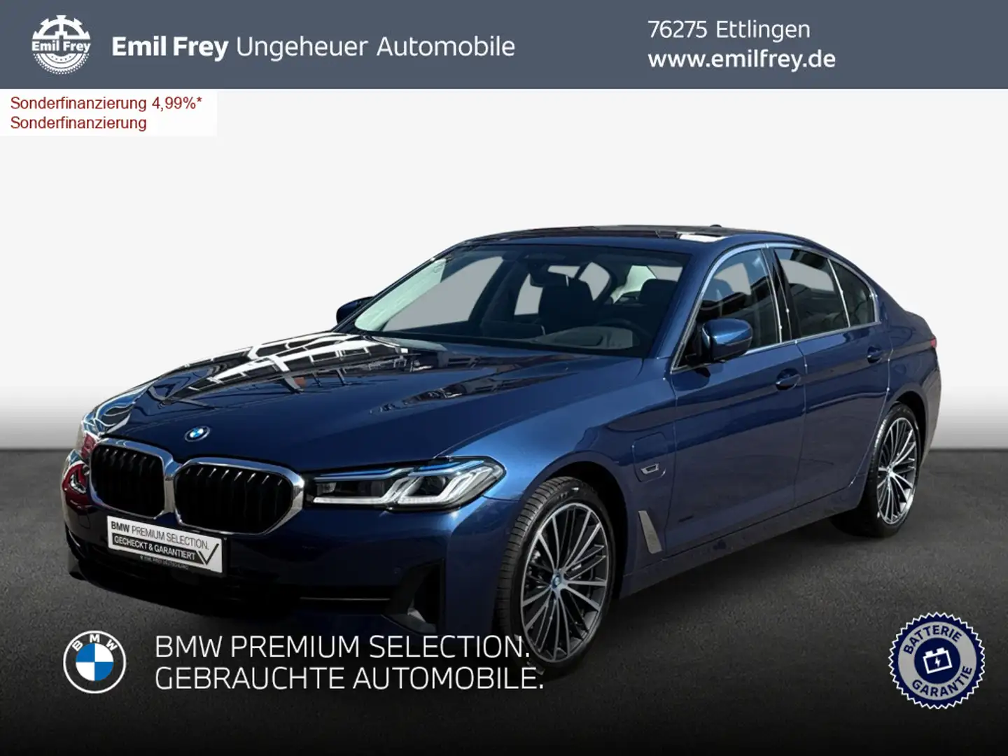 BMW 530 e Aut. Head-Up Laser Blau - 1