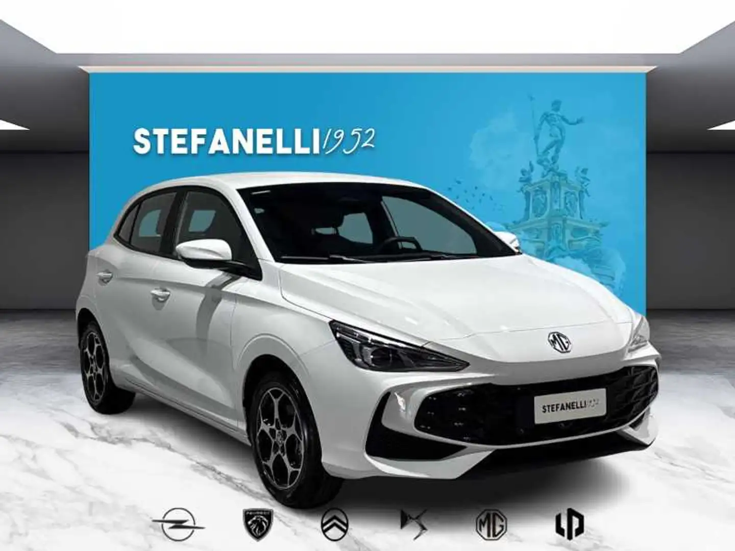 MG MG3 3 ICE Comfort Benzina - Dover White - Tessuto Bianco - 1