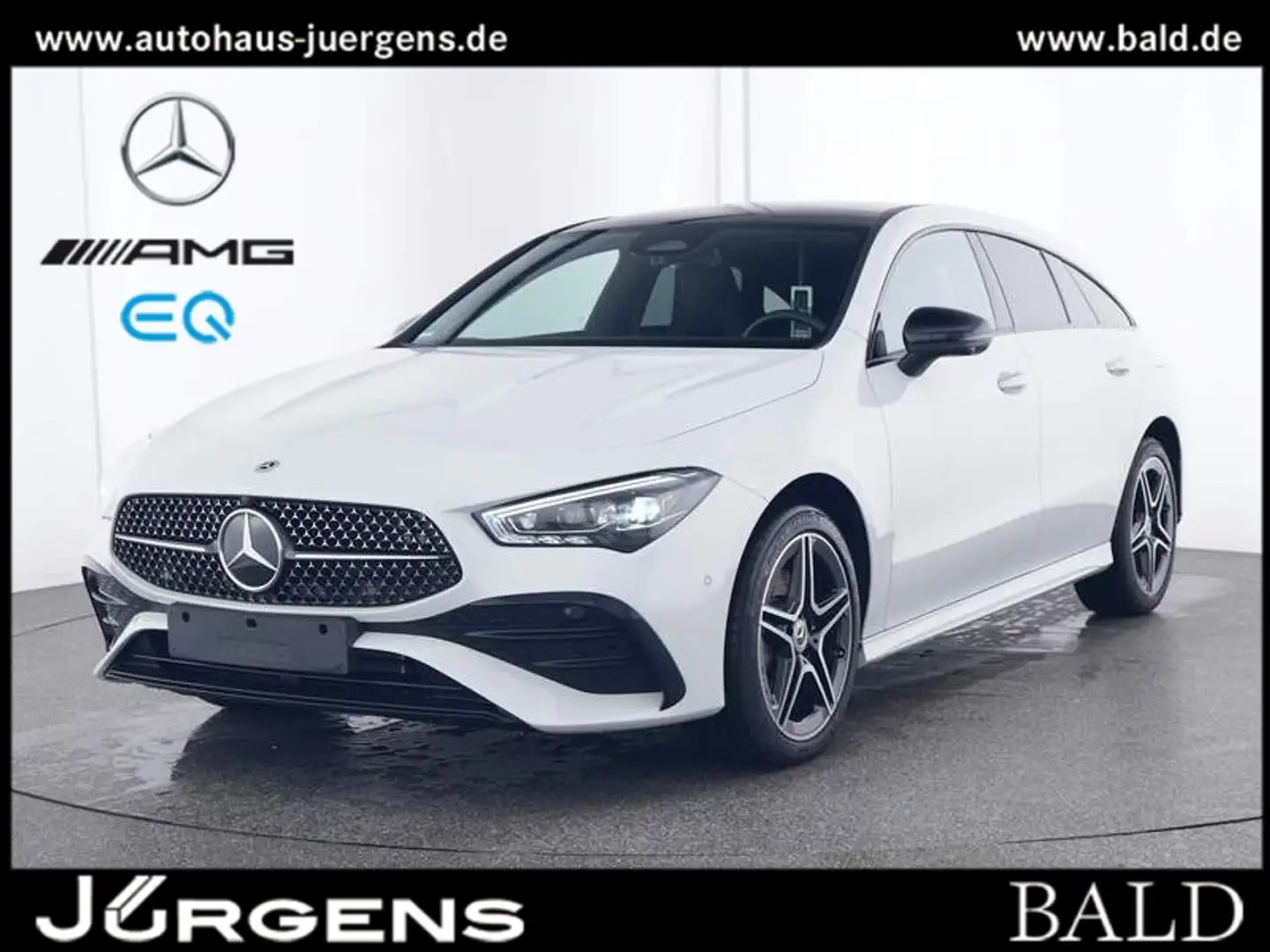 Mercedes-Benz CLA 250 e SB AMG-Sport/ILS/360/Pano/Burm/Night Weiß - 2