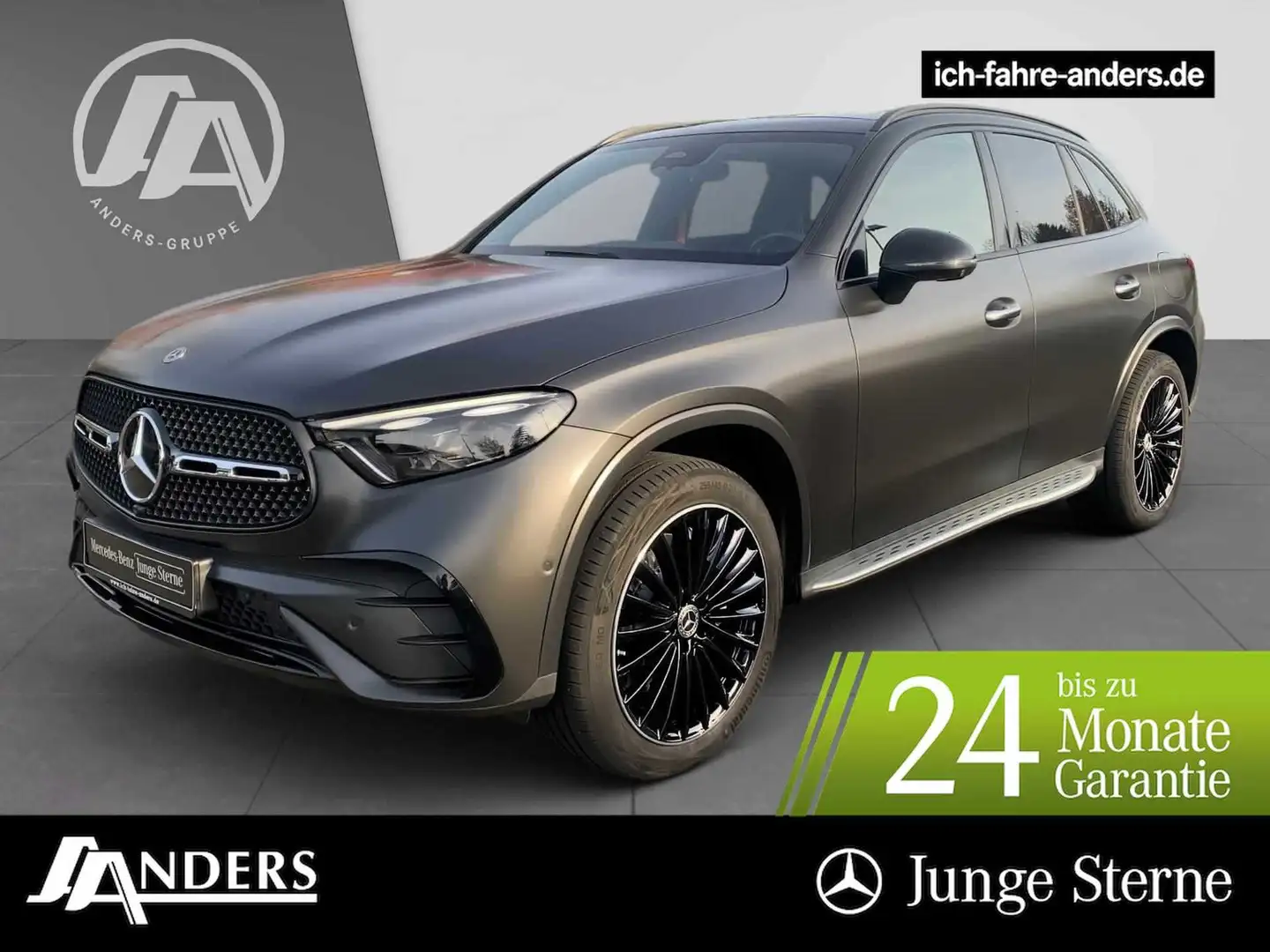 Mercedes-Benz GLC 300 de 4M AMG PREMIUM+Dist+AHK+Pano+Burm+Key Gris - 1