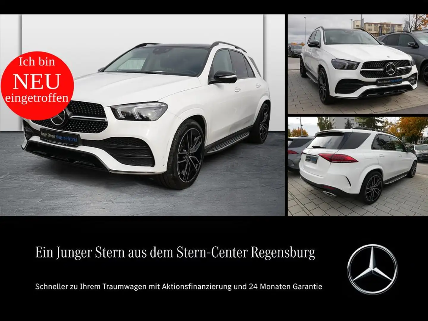 Mercedes-Benz GLE 350 de 4MATIC AMG SHD MBUX Wide MBeam AHK Blanc - 1