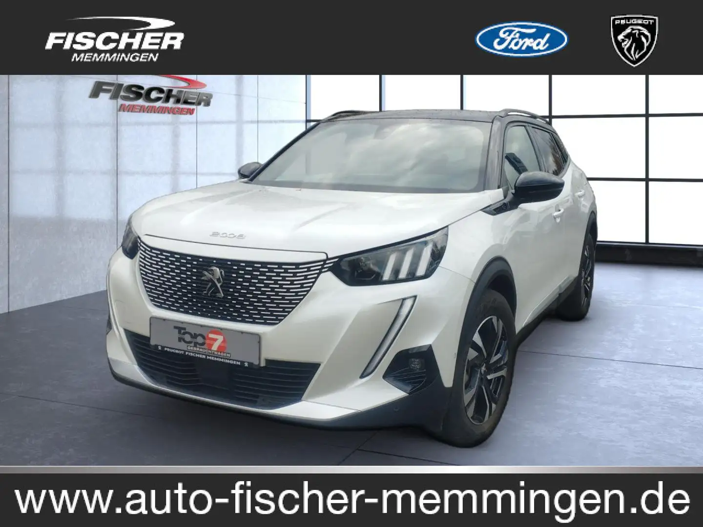 Peugeot 2008 e- GT Pack Bluetooth Navi LED Klima Weiß - 1