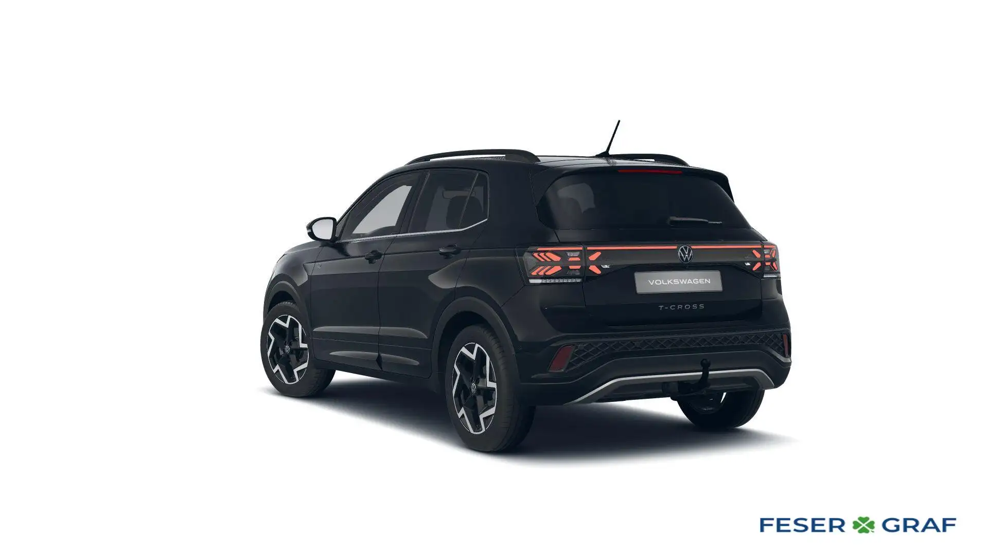 Volkswagen T-Cross 1.0 TSI DSG R-Line NAVI AHK KAMERA GJR Schwarz - 2