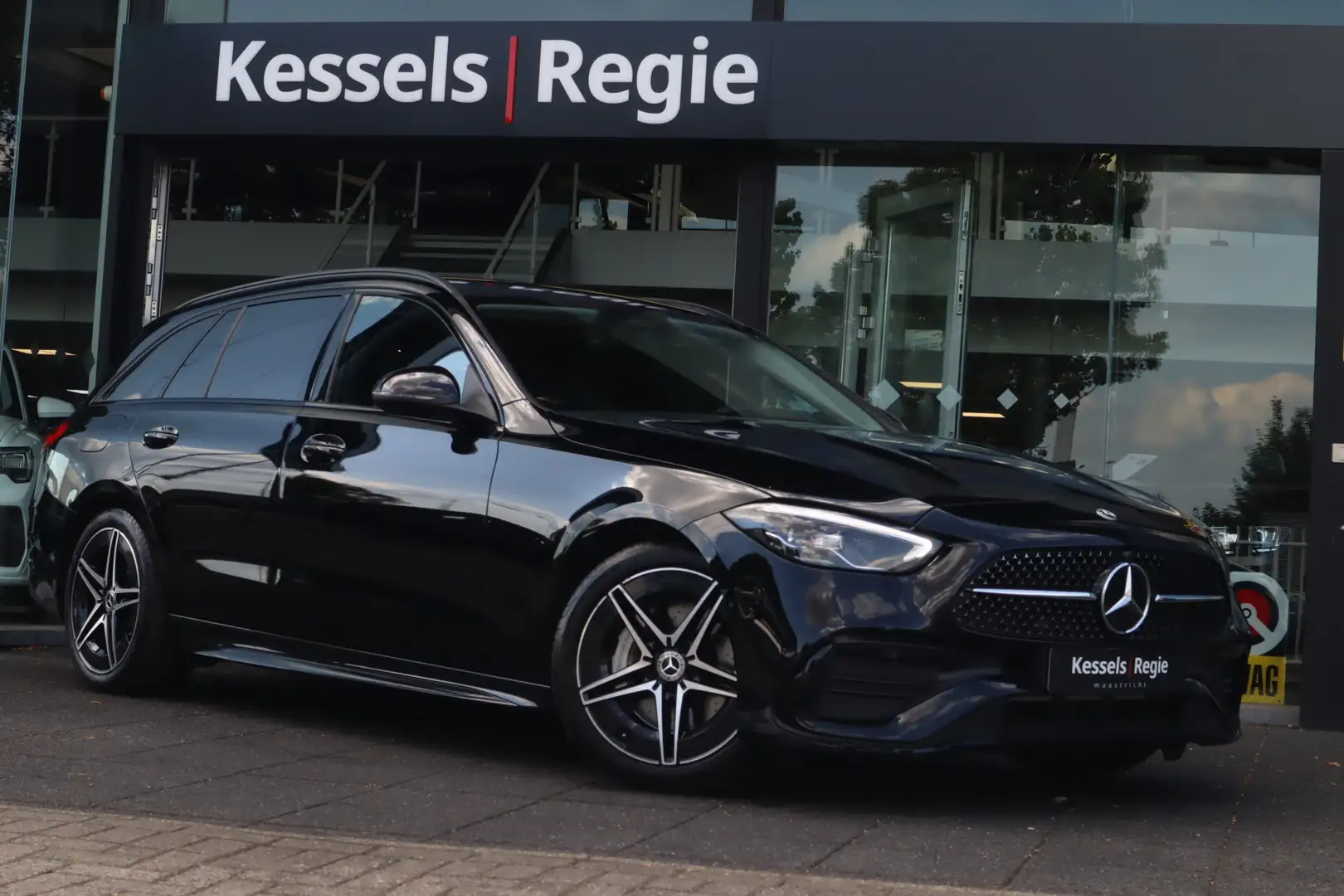 Mercedes-Benz C 180 Estate AMG Night Sfeerverlichting Camera DAB Zwart - 1