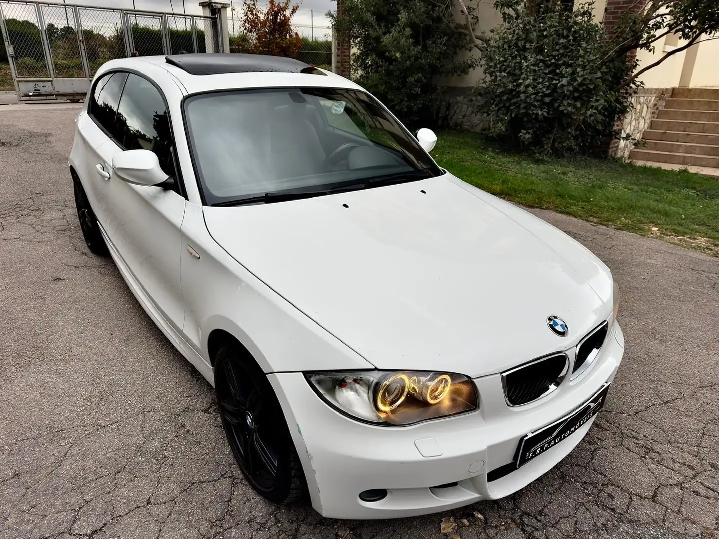 BMW 120 120d 177 ch Edition Sport A Blanc - 2