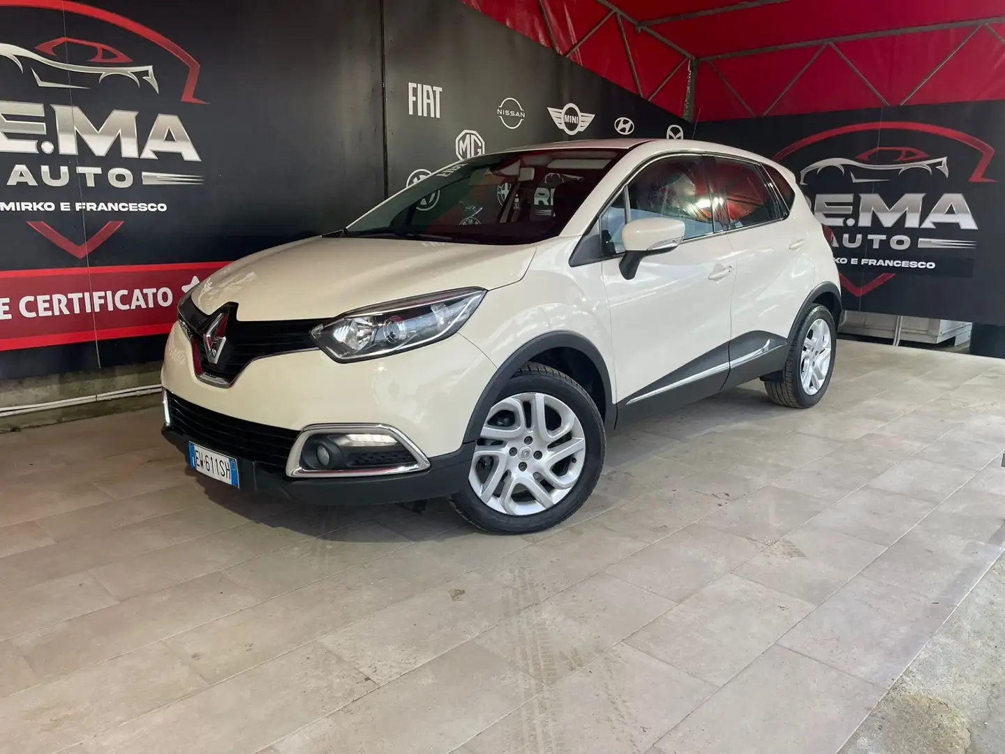 Renault Captur 1.5 dCi 8V 90 CV EDC Energy R-Link Bianco - 1