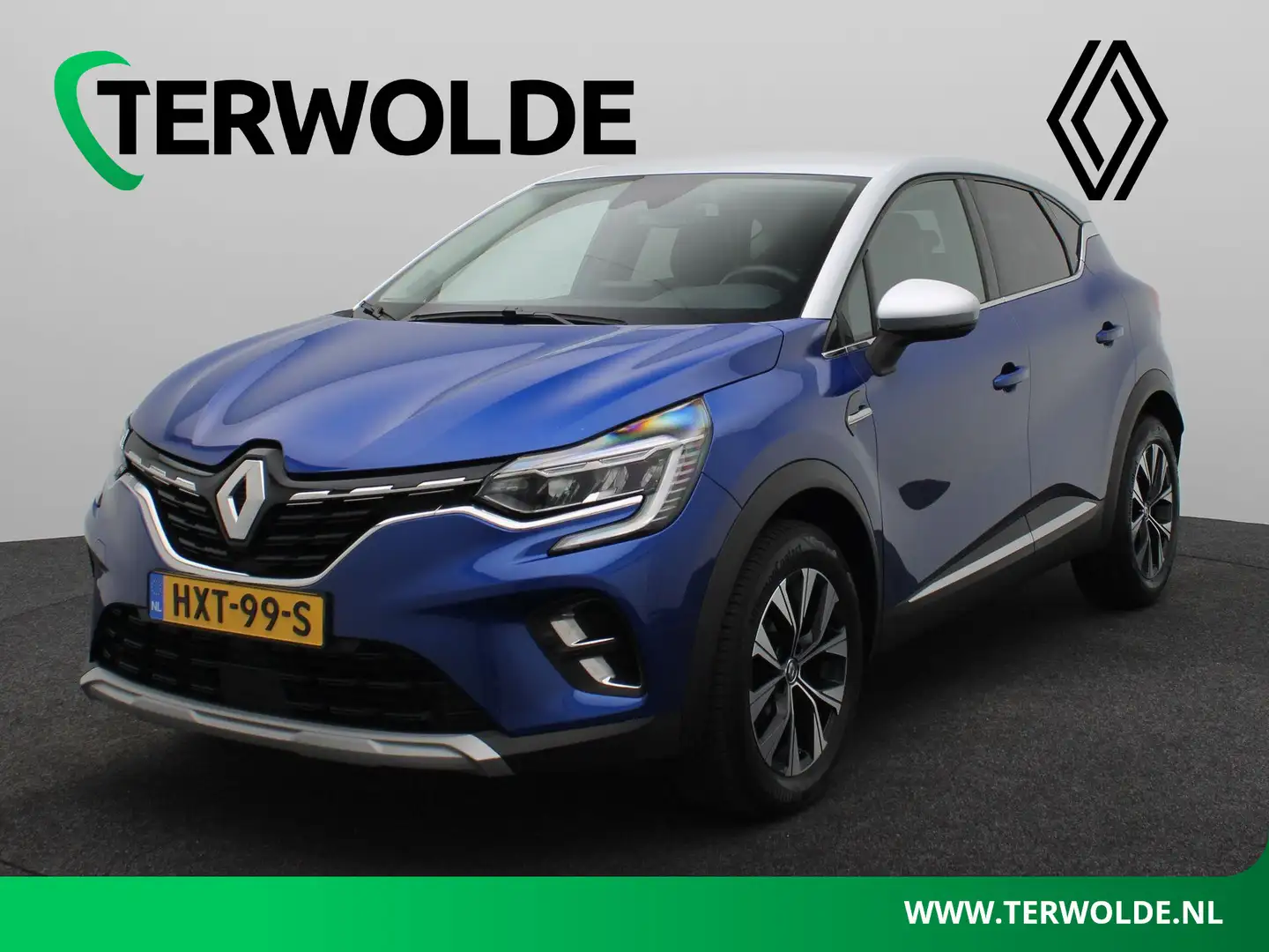 Renault Captur TCe 90 techno | Groot Navi | Parkeercamera | Blauw - 1