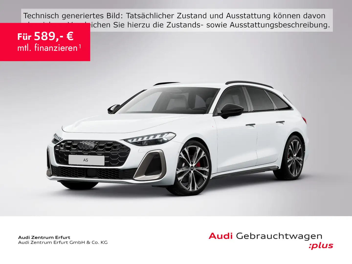 Audi A5 S tronic S line edition Weiß - 1