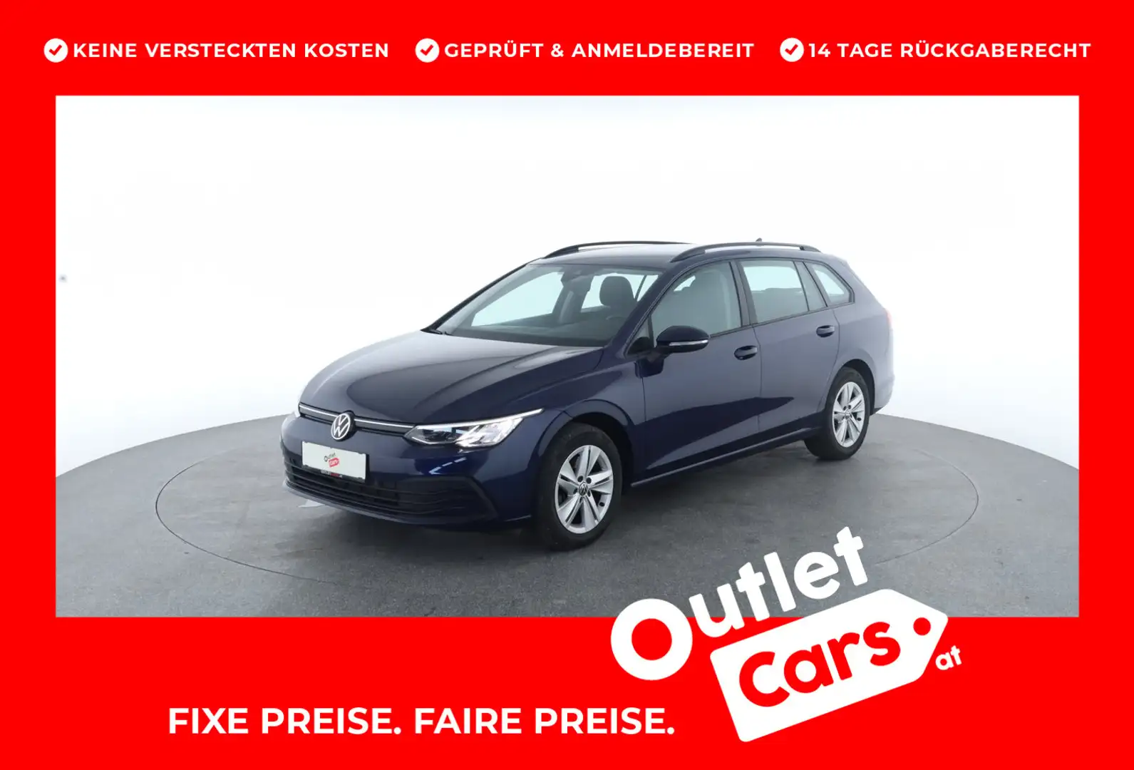 Volkswagen Golf Variant Life TDI Modrá - 1
