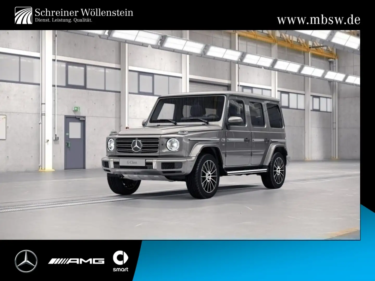 Mercedes-Benz G 500 AMG*360°*Wide*Memory*AHK*Burm*Distr*SHD*9G Argintiu - 1
