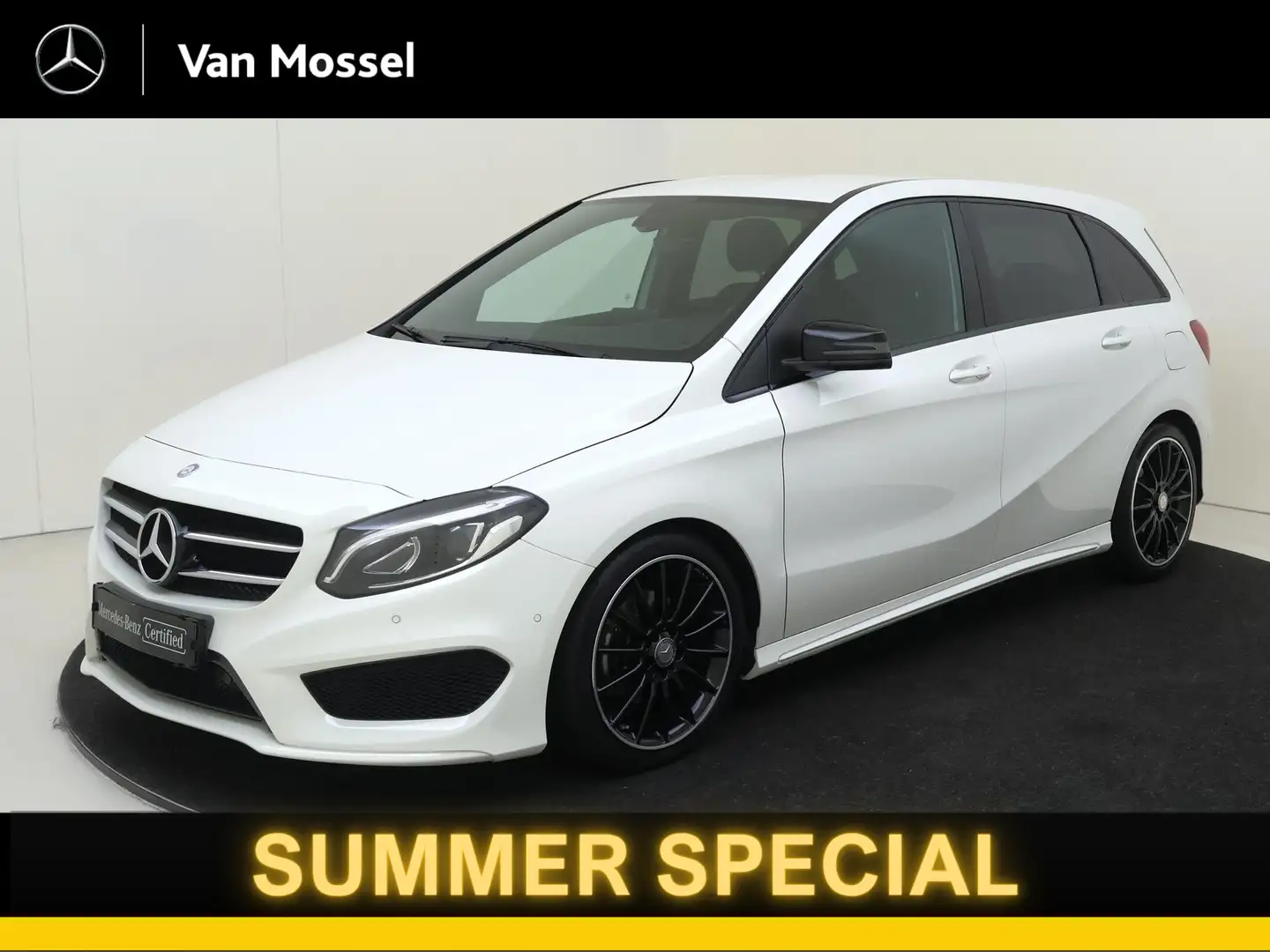 Mercedes-Benz B 180 / Parkeersensoren / Night-Pakket / Multispaaks-Vel Wit - 1