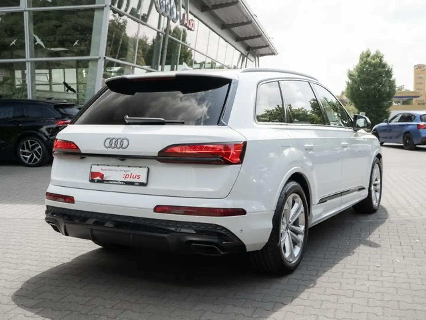 Audi Q7 55 TFSI quattro S line AHK Pano 7 Sitze Memory ... Weiß - 2