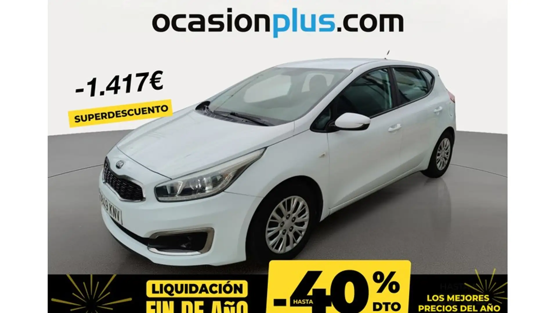 Kia Ceed / cee'd 1.4CRDI WGT Concept Plus 90 Blanc - 1