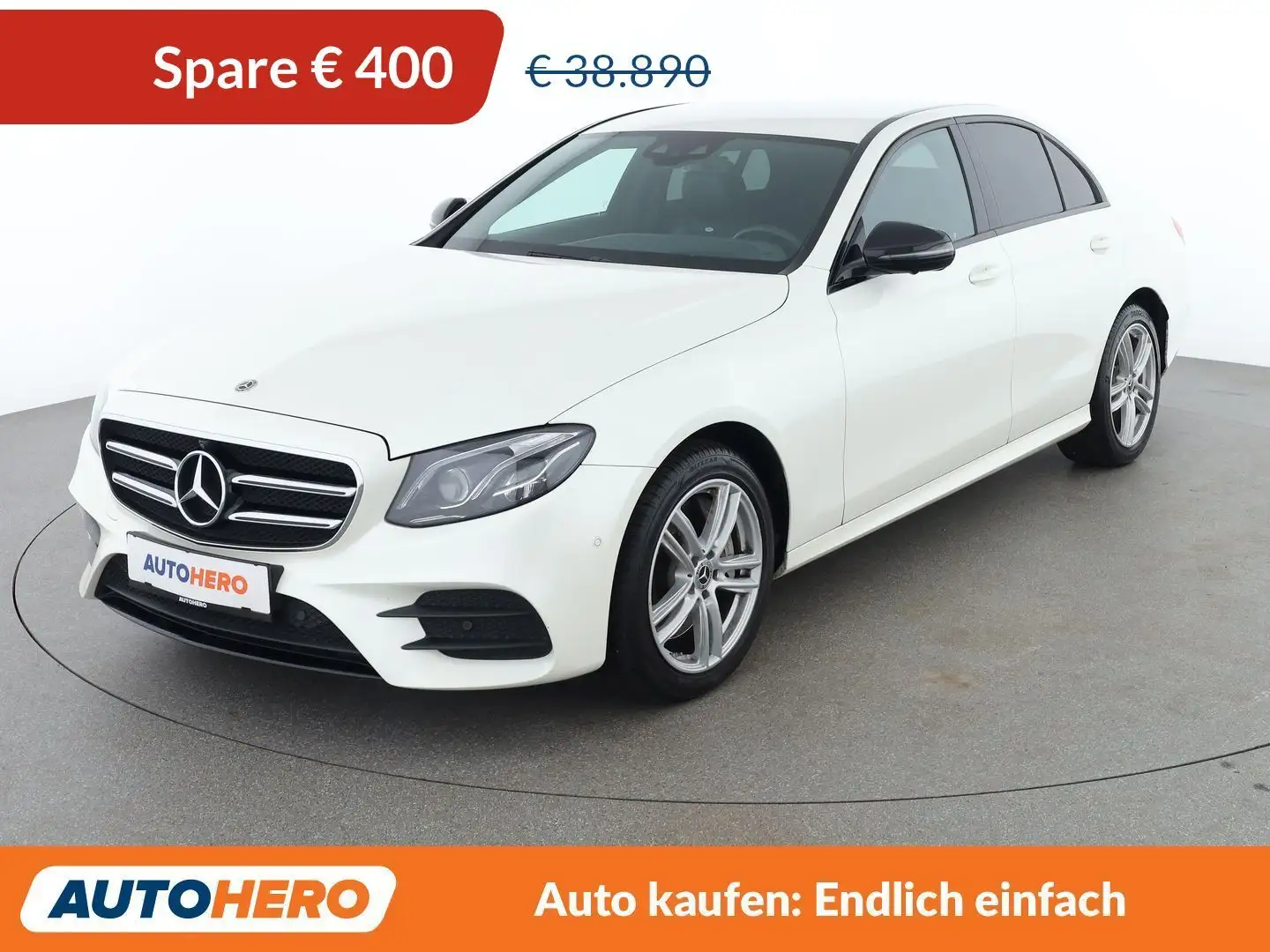 Mercedes-Benz E 350 E 350 d AMG Line Weiß - 1