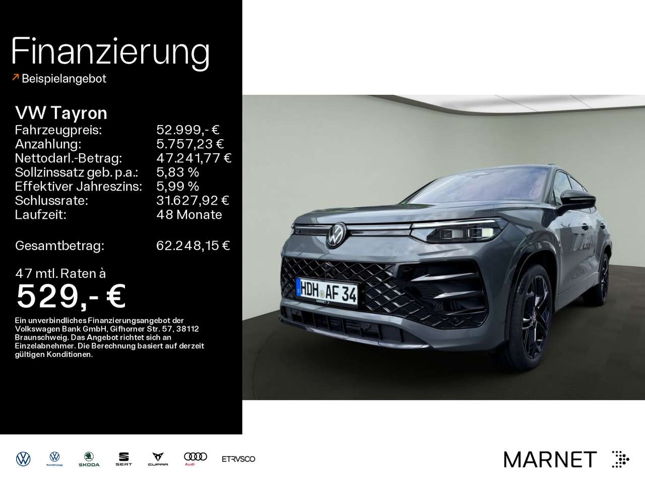 Volkswagen Tayron — Volkswagen Tayron 2.0 TDI 4M DSG R-Line NAV*AHK*DIGI*PANO