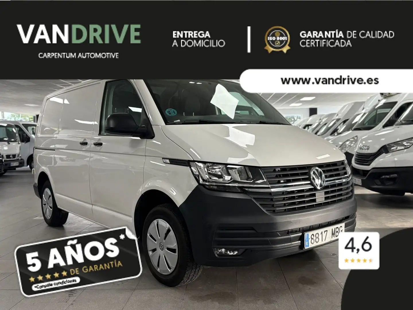 Volkswagen T5 Transporter Mixto 2.0TDI SCR BMT Largo 4M 110kW Wit - 1