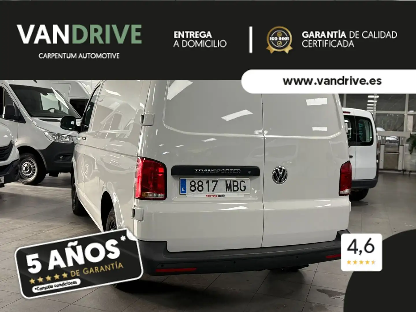 Volkswagen T5 Transporter Mixto 2.0TDI SCR BMT Largo 4M 110kW Wit - 2