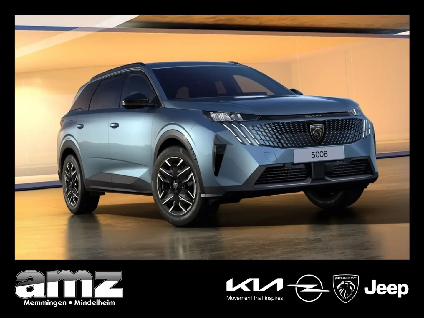 Peugeot 5008 Allure Hybrid Kék - 1