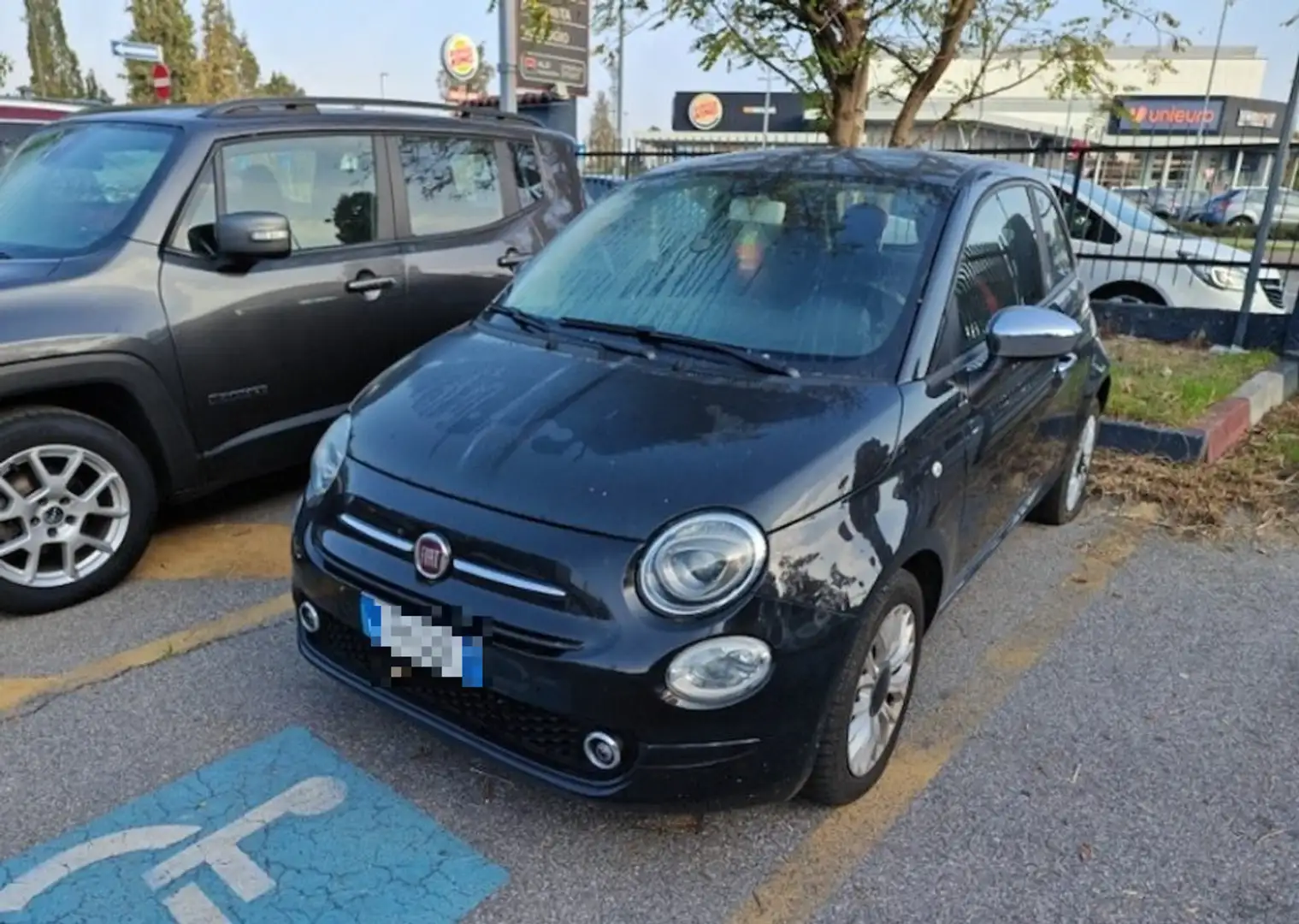 Fiat 500 1.3 MJT 95CV MIRROR Schwarz - 1