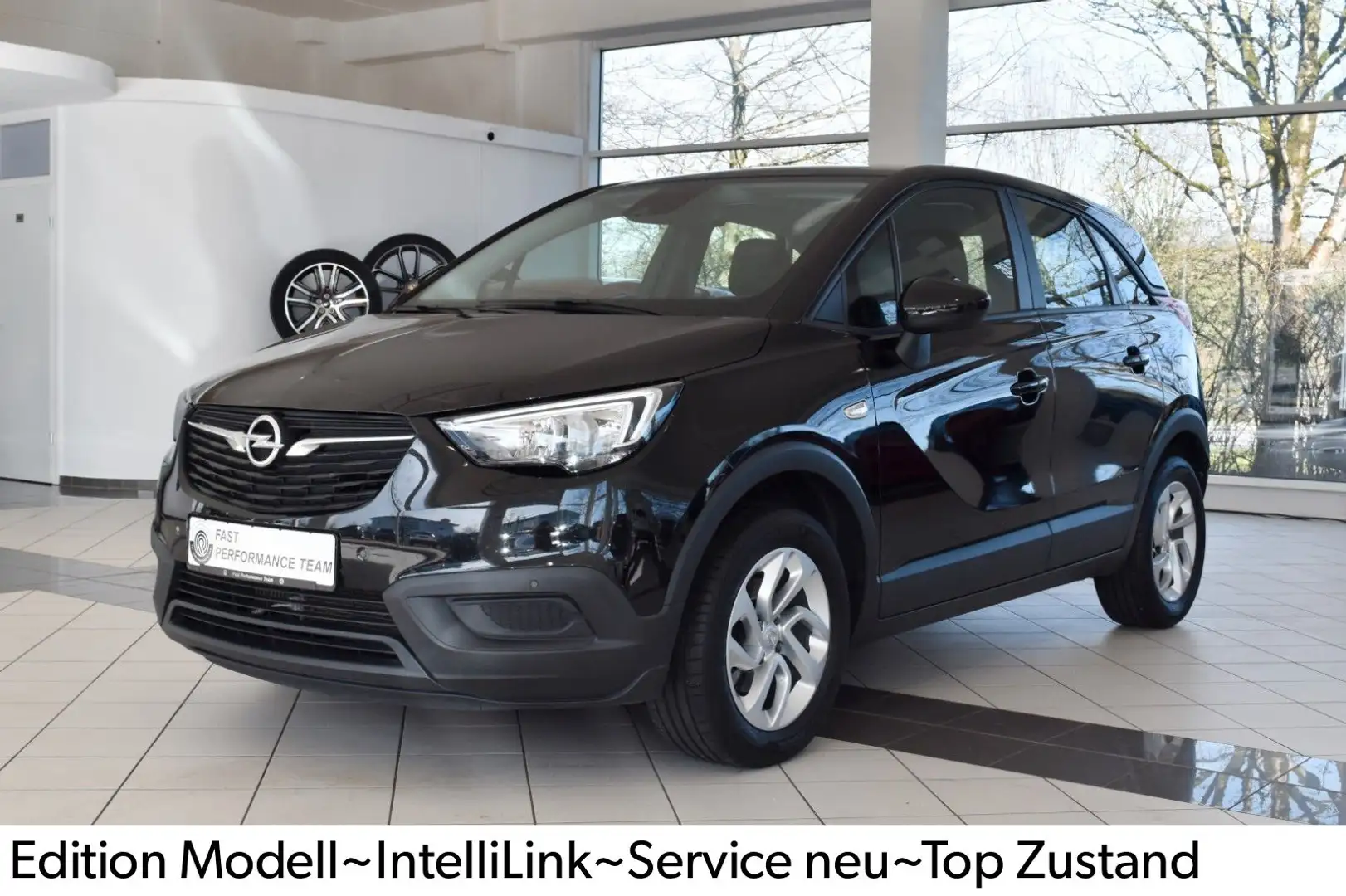 Opel Crossland X 1.2 Edition~IntelliLink~Service neu Schwarz - 1