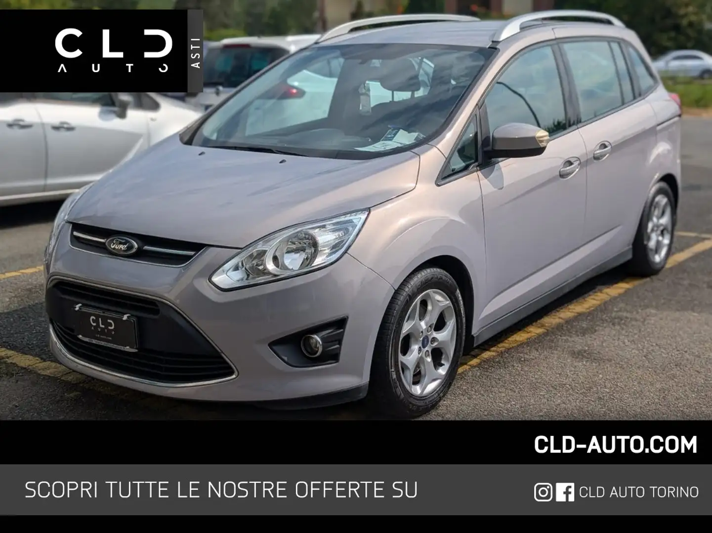 Ford C-Max C-Max7 1.6 tdci Plus 115cv 7posti Argent - 1