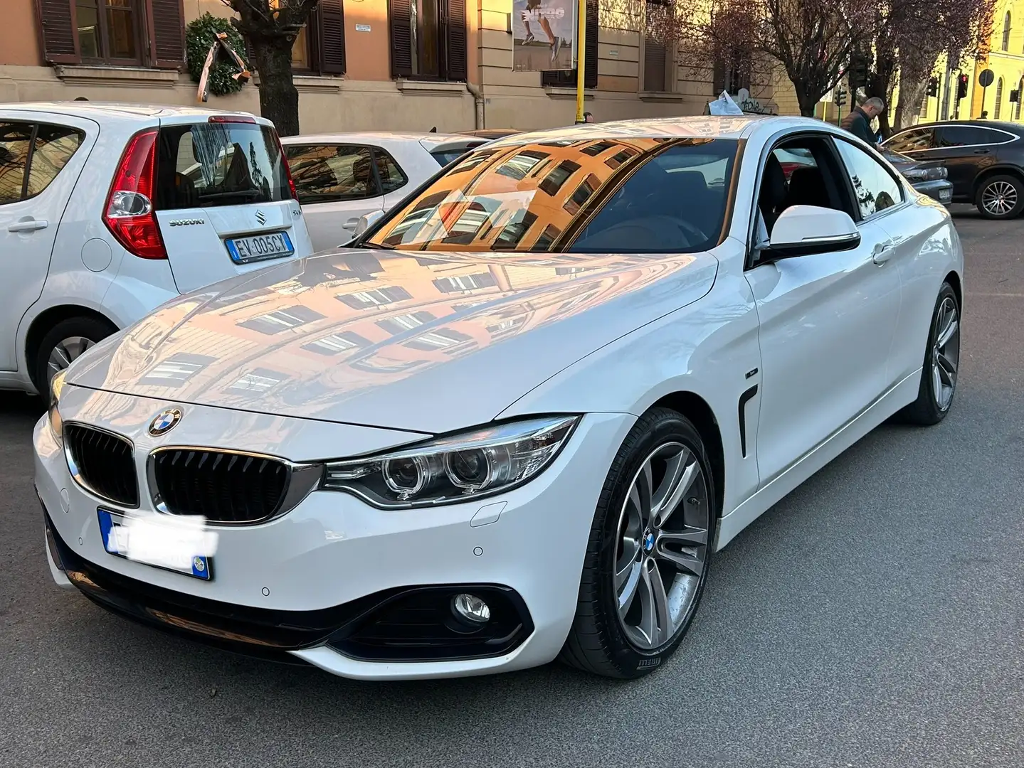 BMW 420 Serie 4 F32 2013 Coupe 420d Coupe Sport 184cv Bianco - 1