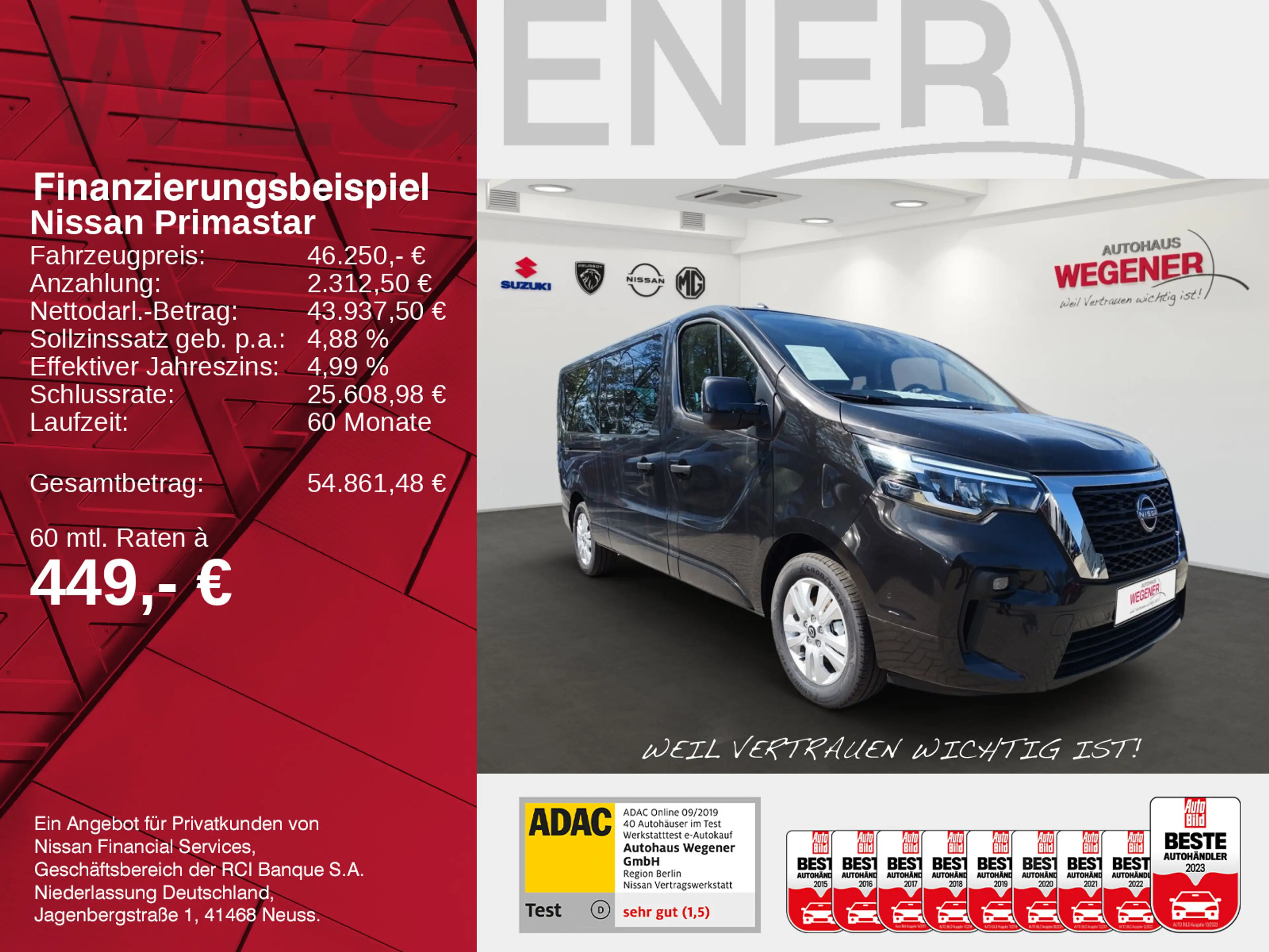 Nissan Primastar Kombi9 L2H1 3,0t — photo 2