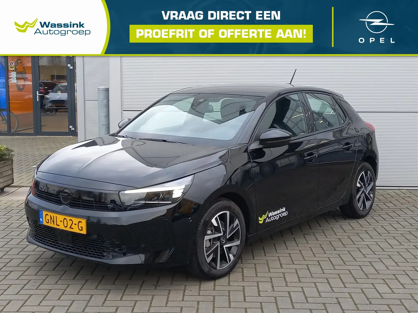 Opel Corsa 1.2T 100pk GS | Climate control | Navigatie by App Zwart - 1