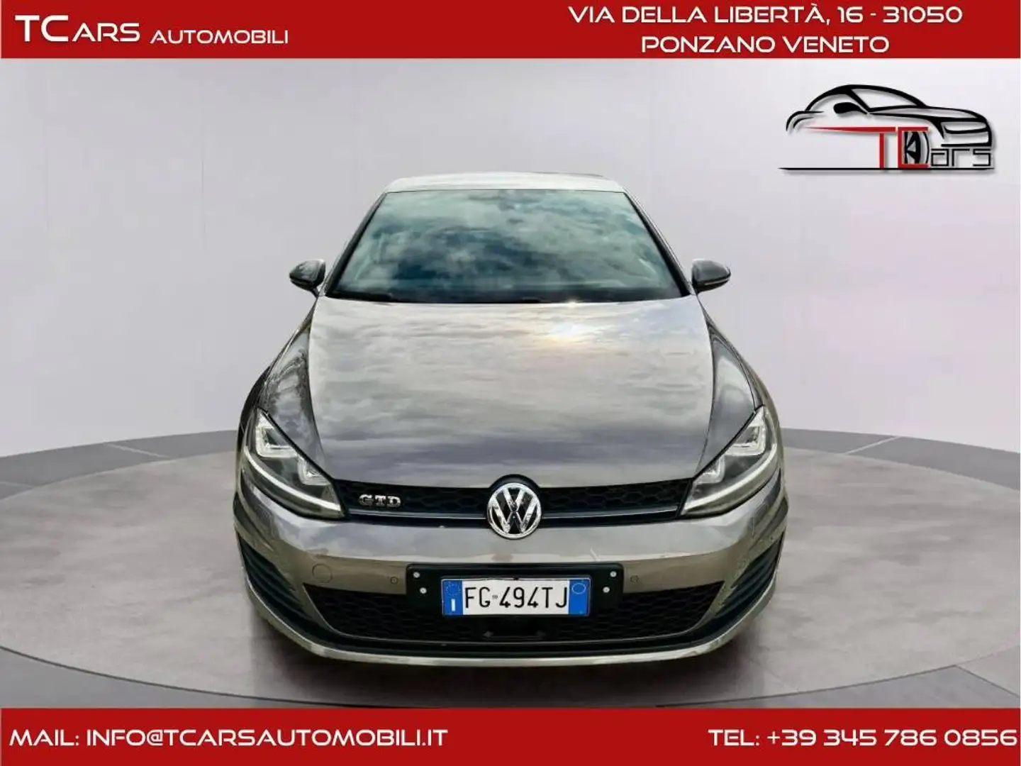 Volkswagen Golf 2.0 GTD-DSG-GARANZIA 3 ANNI-IN OFFERTA FINO SABATO Grau - 2