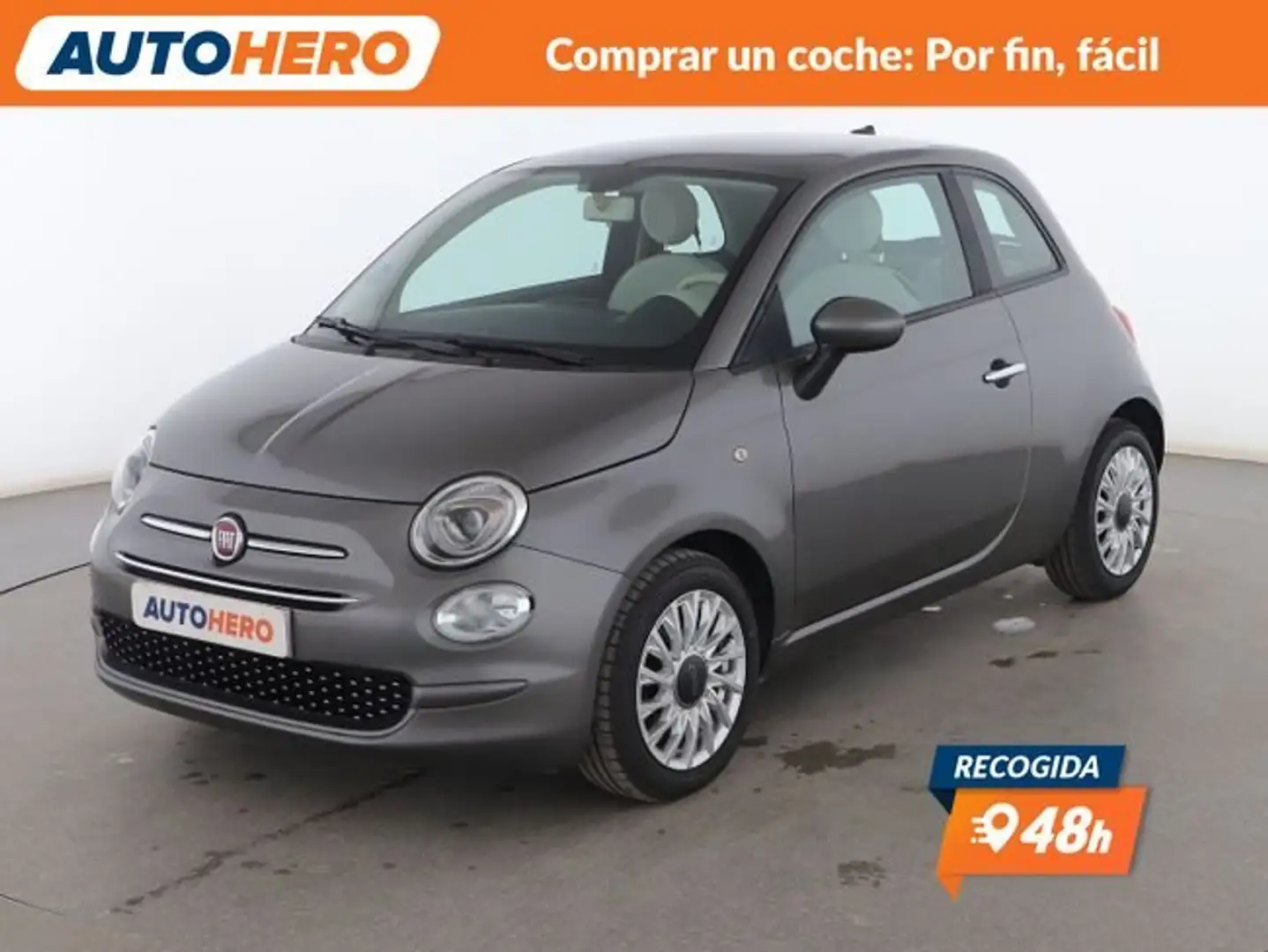 Fiat 500 1.0 Mild-Hybrid Lounge Gris - 1