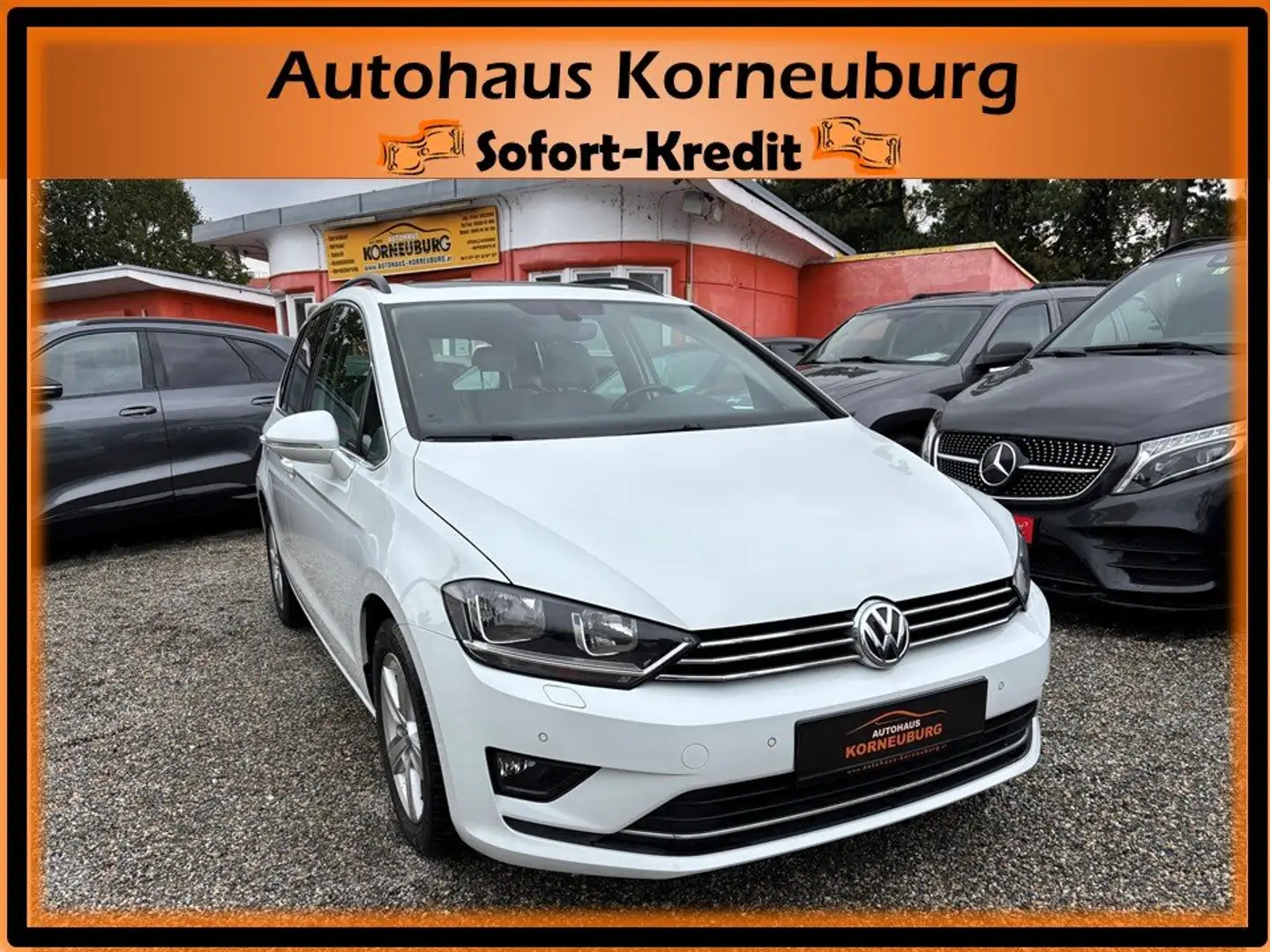 Volkswagen Golf Sportsvan Highline *Panoramadach*RFK*Tempomat*SZG*Klima* Weiß - 1