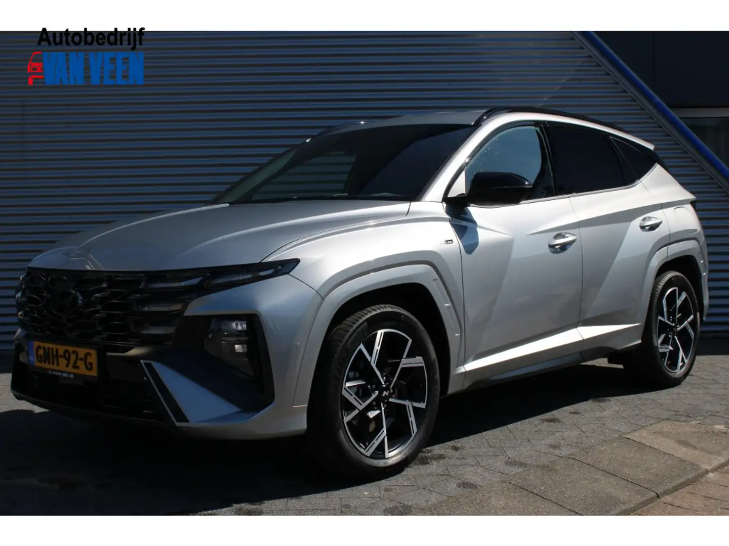 Hyundai TUCSON 1.6 T-GDI HEV N Line | Org. NL! Grijs - 1