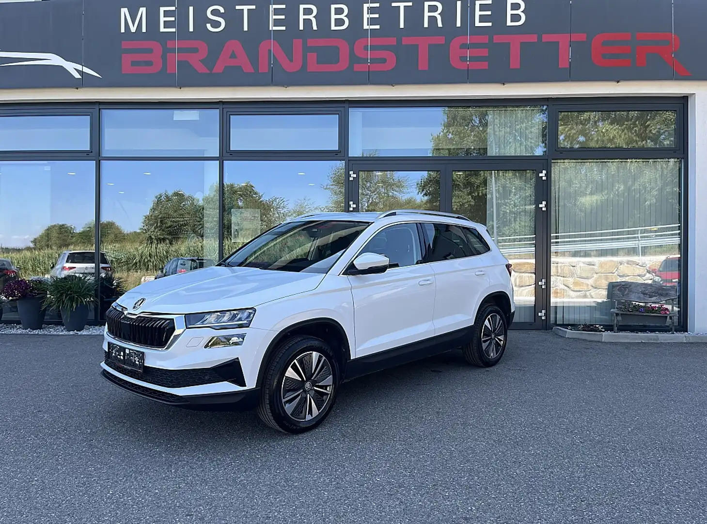 Skoda Karoq 1,0 TSI Selection Weiß - 1