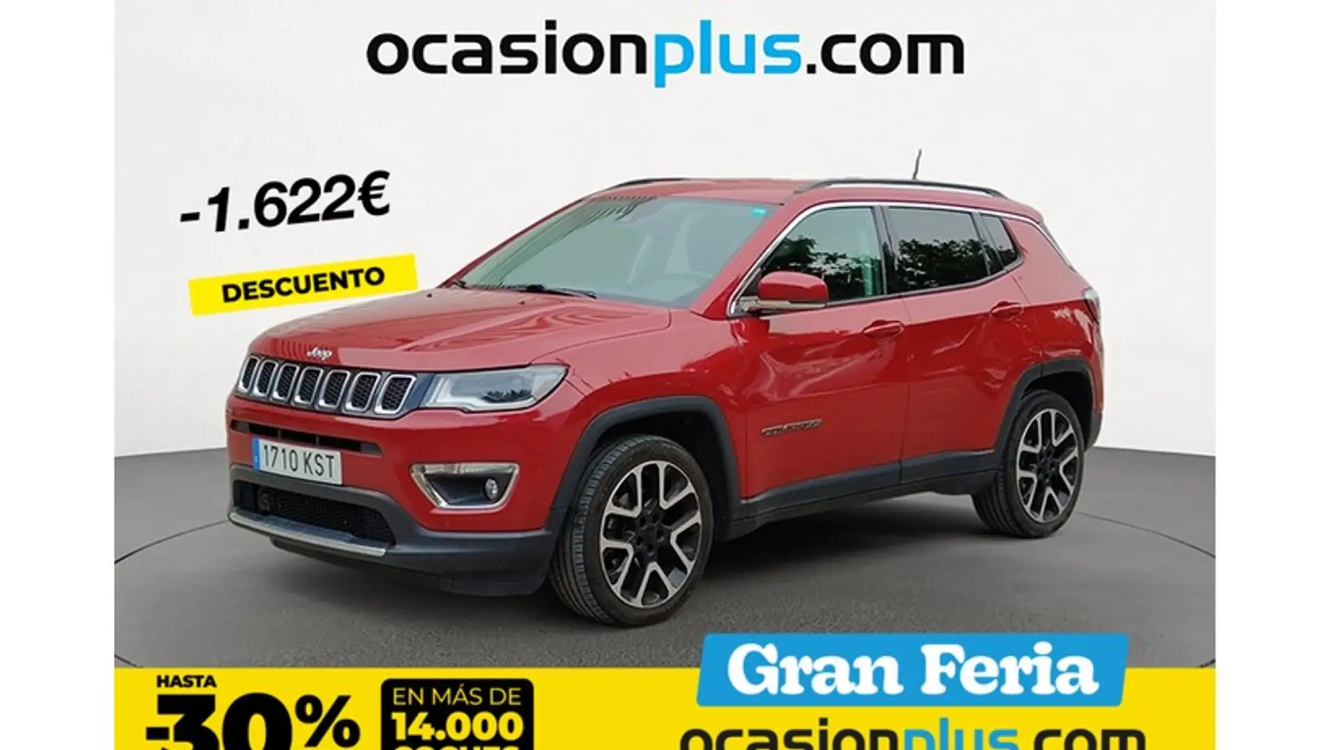 Jeep Compass 1.6 Mjt Limited 4x2 Rouge - 1