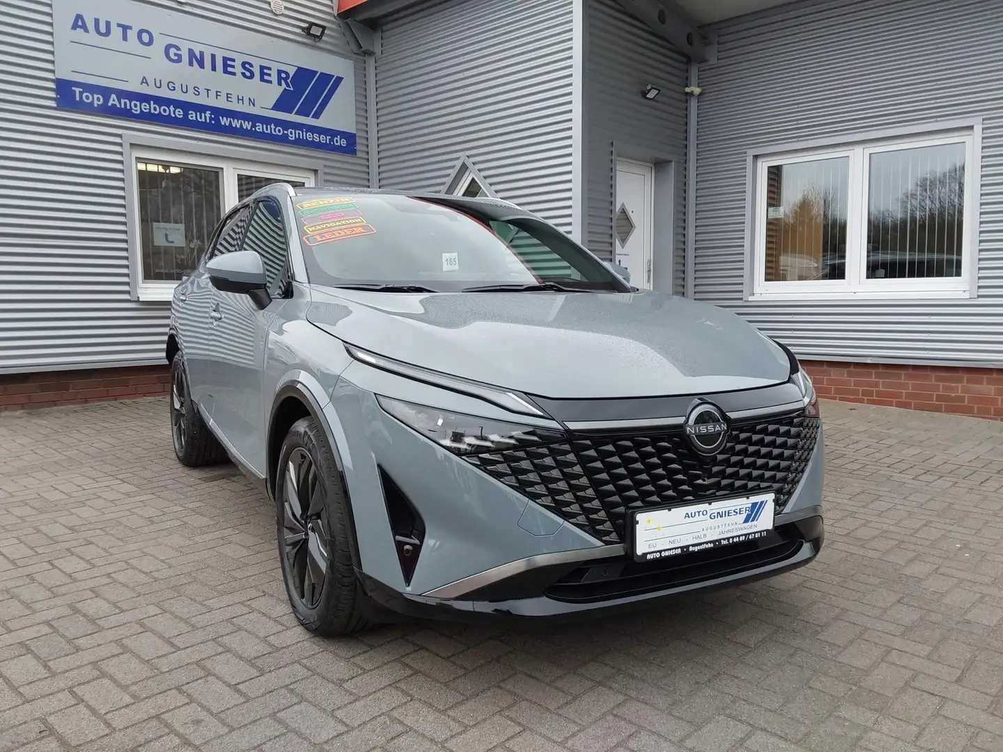 Nissan Qashqai 1.3 DIG-T Mild Hybrid Tekna ACC/SHZ/LED/NAV/KAM... Grijs - 1