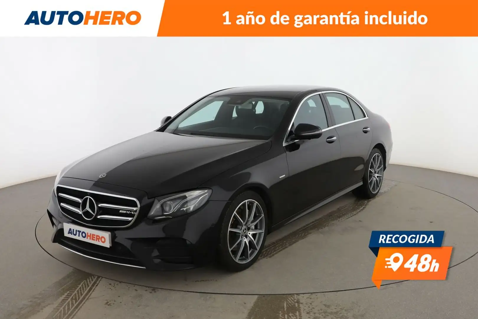 Mercedes-Benz E 200 d AMG Line Schwarz - 1
